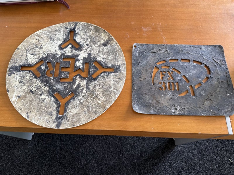 Wool Bale Stencils Carousel 1