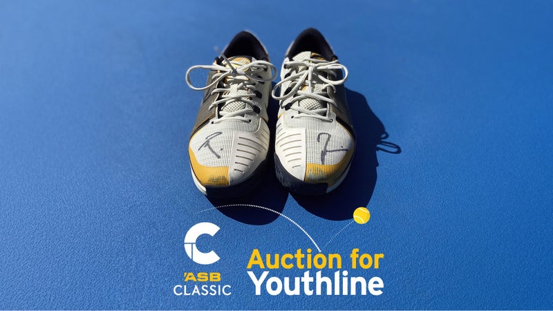 Tennis shoes signed by Naomi Osaka Carousel 1