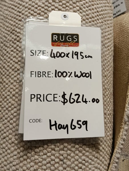 100% NZ Wool Carpet Offcut | 400 x 195cm Carousel 1