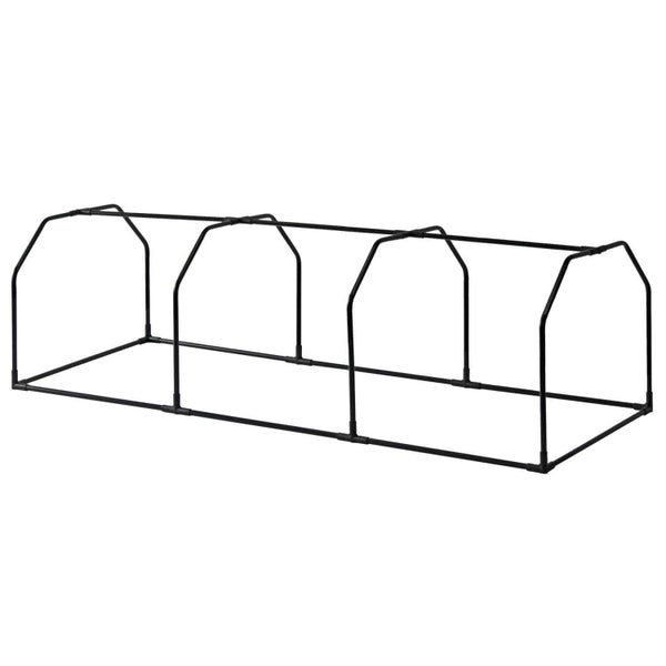 Garden Frame & 3 Covers - PE + Fleece + Shade Combo 179x71x60cmH Carousel 1