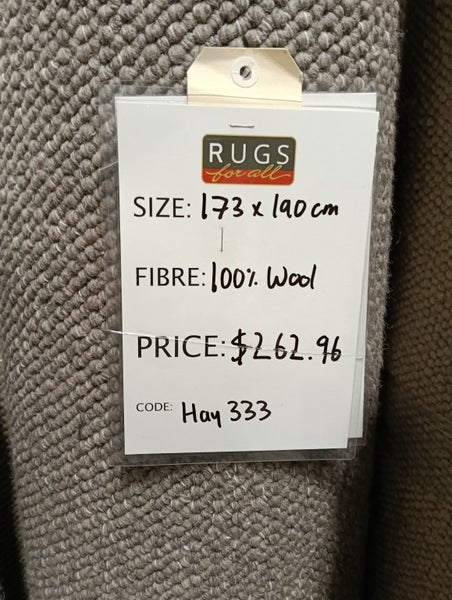 100% NZ Wool Carpet Offcut | 173 x 190cm Carousel 1