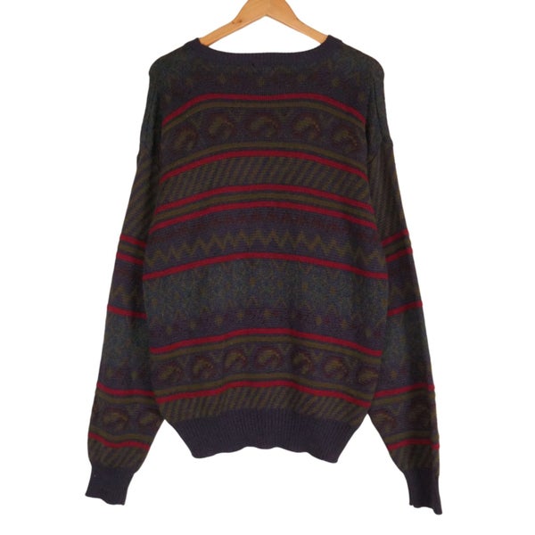 Vintage 90s Graphix Aztec Knit Sweater XL Carousel 5