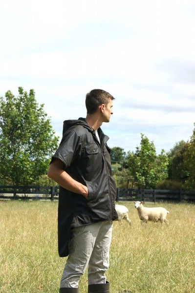 Outback Trading Linton Vest w hood and long tail - Size S to 7XL Carousel 1