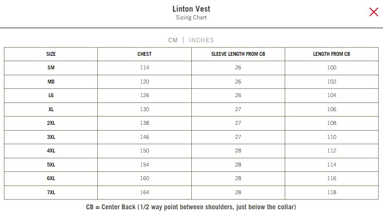 Outback Trading Linton Vest w hood and long tail - Size S to 7XL Carousel 7
