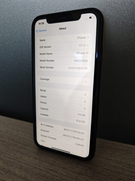 iPhone 11 - 64GB (Black) - 1853864705500311682112