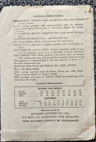 ACADEMY PATTERN 3419, BLOUSE FOR 14 YEARS OLD GIRLS Carousel 2