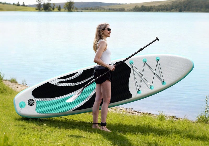 Stand Up Paddle Board Inflatable SUP Surfboard Kayak Pump Set Carousel 2