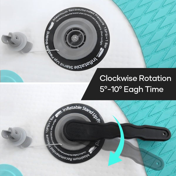 Stand Up Paddle Board Inflatable SUP Surfboard Kayak Pump Set Carousel 11