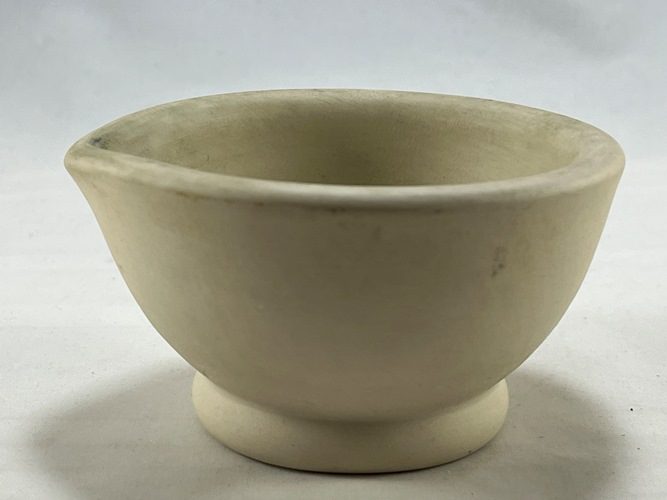 Vintage Apothecary Warranted Acid Proof Mortar And Pestle Carousel 2