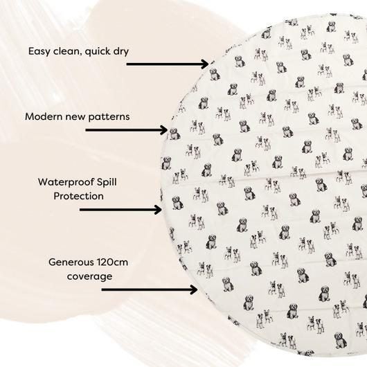 Moose Baby: Mess Mat - Dog Carousel 2