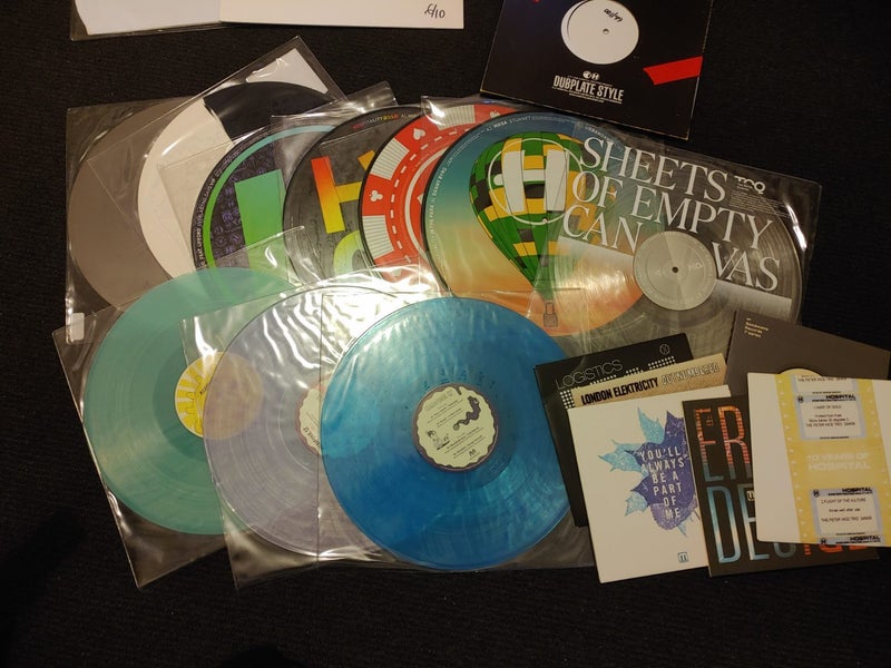 Vinyl Drum and Bass Collection - 5x Crates - Hospital Records - [NHS] - Mint Carousel 3