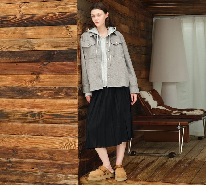 AUSTRALIAN SHEPHERD(R) UGG Slippers Sheepskin Wool Slingback Platform Cozeln Carousel 2