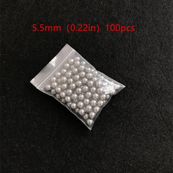 5 / 5.5 / 6Mm100 Piece 1Set Slingshot Hunting Ball High Carbon Steel Ball Bea... Carousel 1