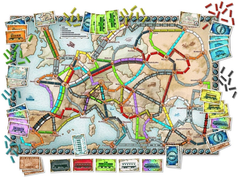 Ticket To Ride Europe Board Game64835771890434111