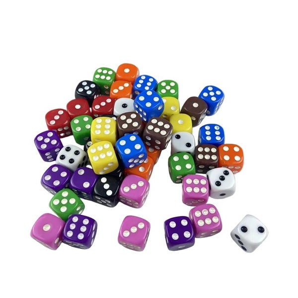 Drinking Dice Acrylic 100 Piece / Lot 16Mm Round Corner Hexahedron Dice Party... Carousel 2