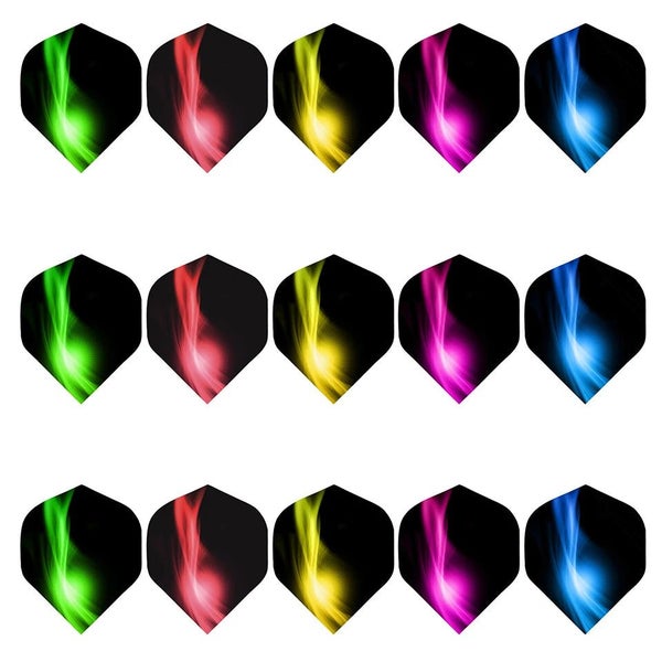 15 Piece / 1 Set Of Darts Auroral Wings 5 Colours Flying Professional Darts F... Carousel 2
