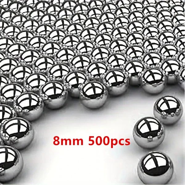 500 Piece 6 / 7 / 8Mm Slingshot Hunting Archery Ball High Carbon Steel Ball P... Carousel 1