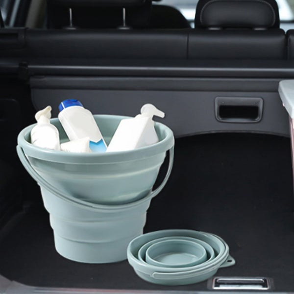 Foldable Water Bucket Foldable Portable Bucket, Collapsible Laundry and Bat Carousel 1