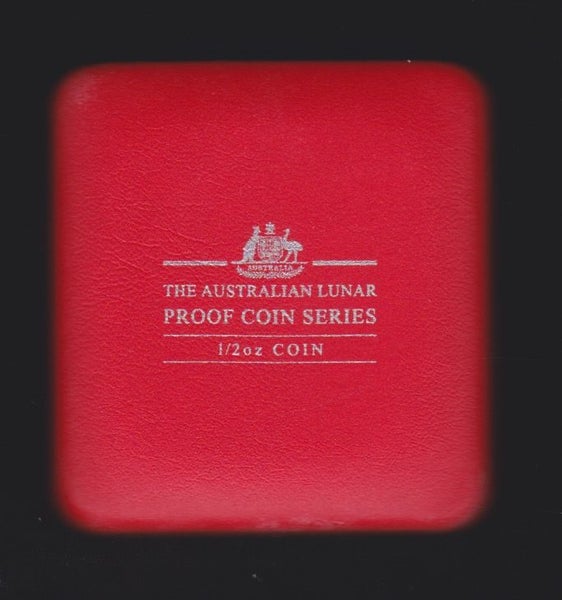 Australia - 2002 50c Year of the Horse - Cased Proof - 1/2oz Pure Silver ** Carousel 2