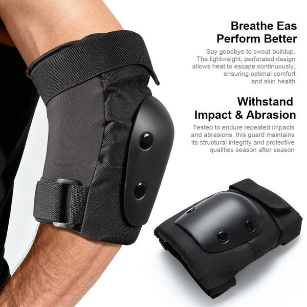 Knee Pads Elbow Pads Wrist Guards 6 In 1 Protective Gear Set For Skateboardin... Carousel 8