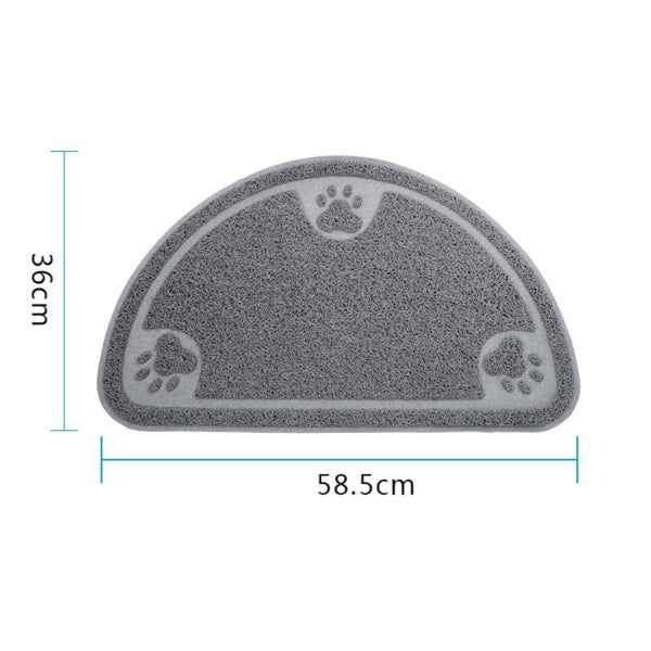 PVC Pet Dog Cat Puppy Kitten Dish Bowl Food Water Feeding Placemat, Non-Sli Carousel 2