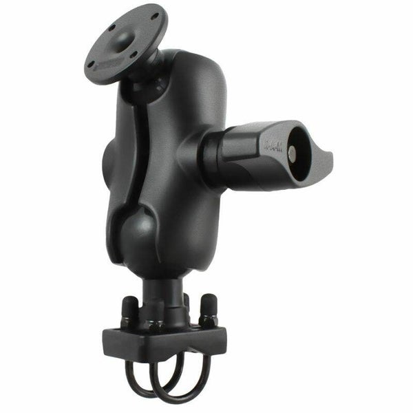 RAM U-Bolt Rail Handlebar Base with Round Amps Plate (D Series 2.25" Ball) Carousel 1