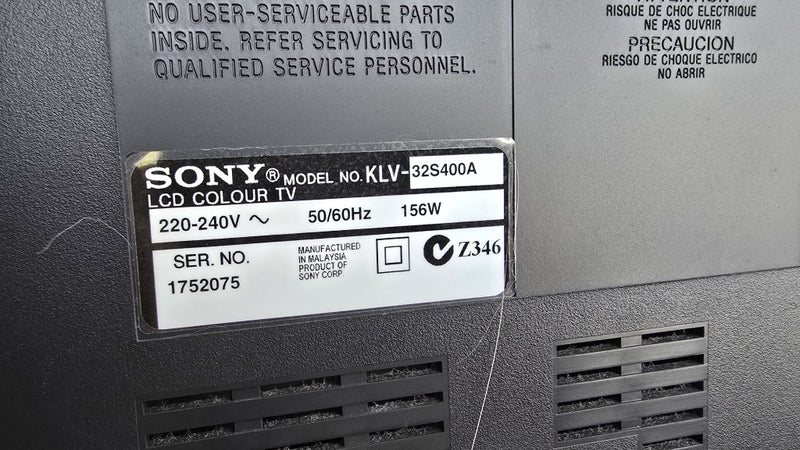 Sony Bravia 32" TV - Great condition Carousel 2