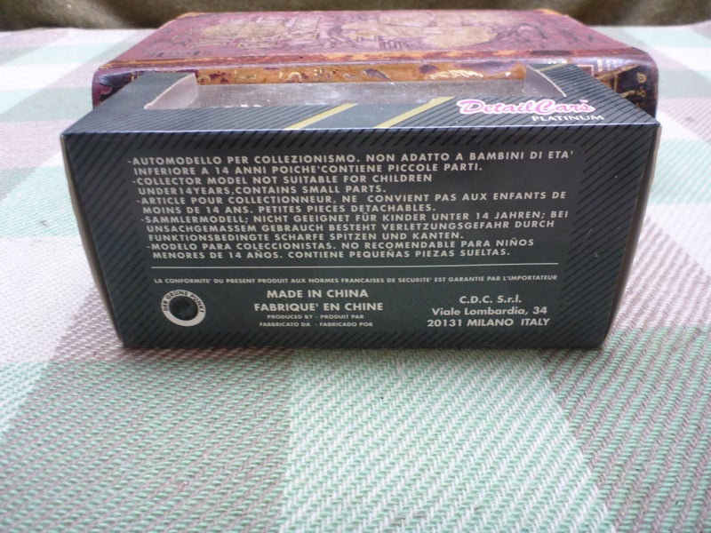 Boxed Detail Cars 1/43 Scale Diecast Model Toy Art.266 VW Volkswagen Concept 1 Carousel 8