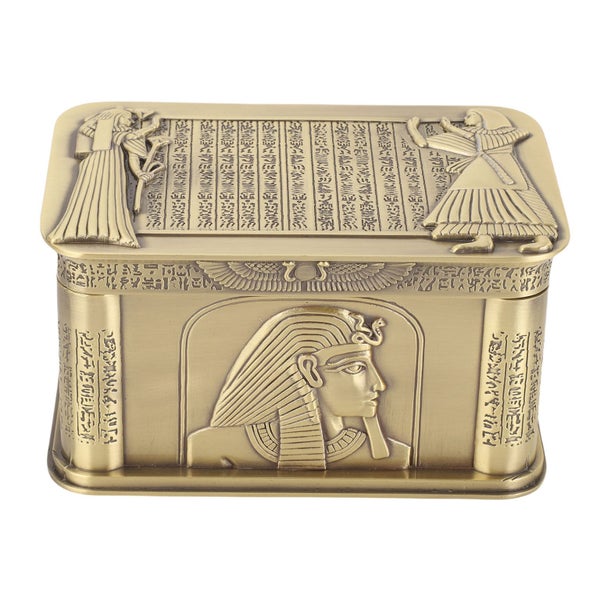 egyptian theme trinket organizer metal trinket box metal jewelry box metal Carousel 8
