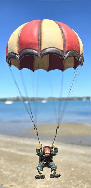 Vintage Clown Parachuting ALLAN AGOHOB64714536952067110