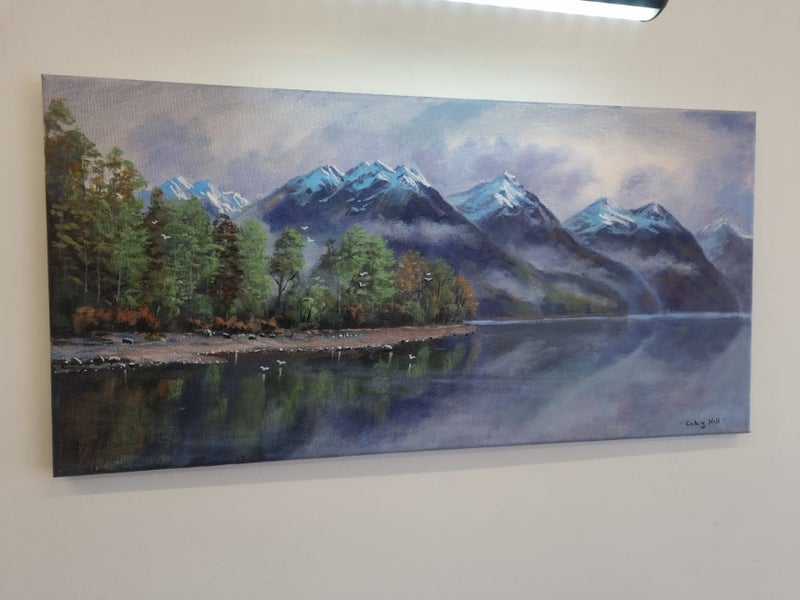 Fiordland Reflections - Caley Hall - Original Painting Carousel 1