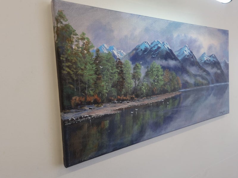 Fiordland Reflections - Caley Hall - Original Painting Carousel 12
