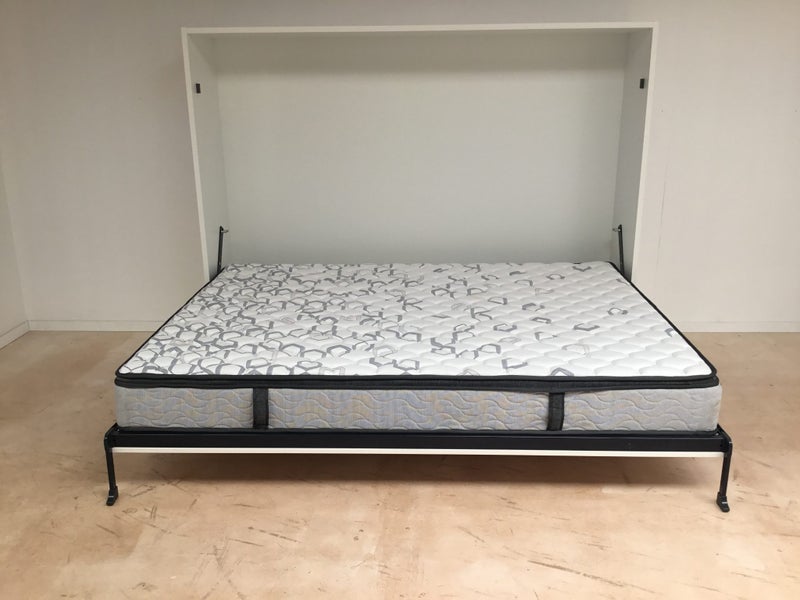 Ward Horizontal Queen size fold away Murphy wall bed , cabinetry & mattress Carousel 2