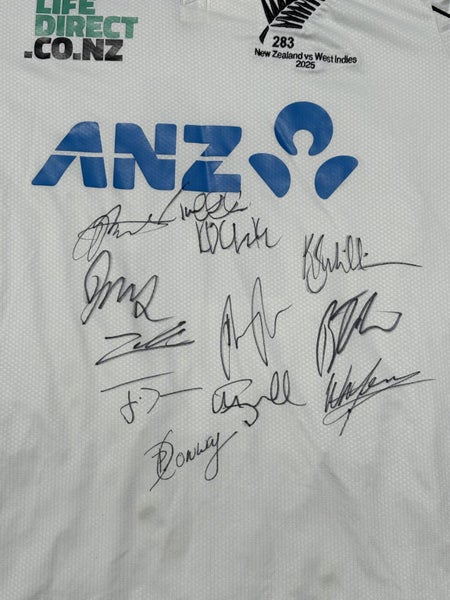 MICHAEL BRACEWELL MATCH WORN BLACKCAPS SHIRT Carousel 4