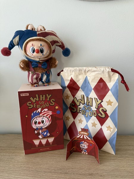 WHY SO SERIOUS SERIES-POP MART-LABUBU/JUGGLING CLOWN-BRAND NEW! Carousel 1