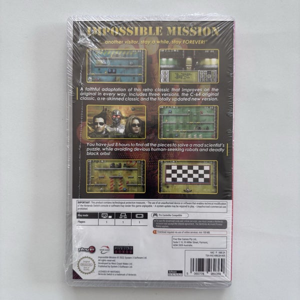 Impossible Mission Nintendo Switch Brand New Carousel 2
