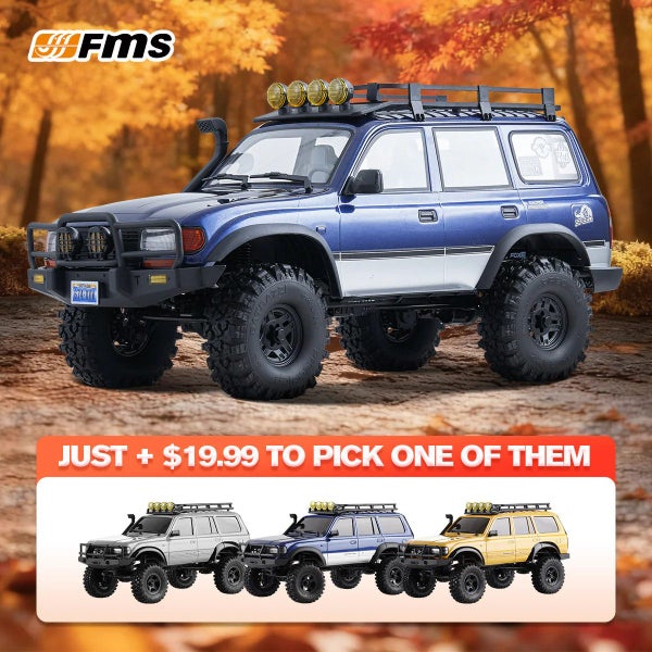 FMS 1:10 FCX10 PRO Brushless Toyota Land Cruiser LC80 RS V2 (No battery & Cha... Carousel 15