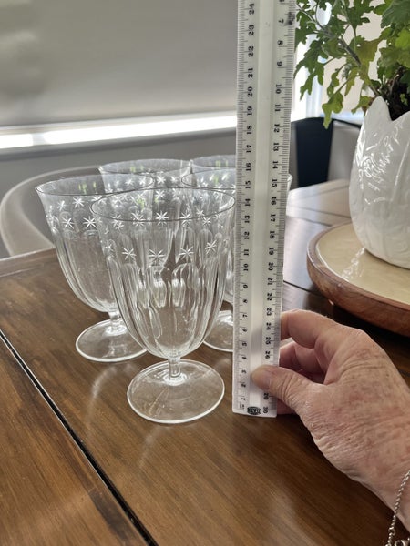 Crystal cocktail/parfait glasses set of 5 Carousel 2