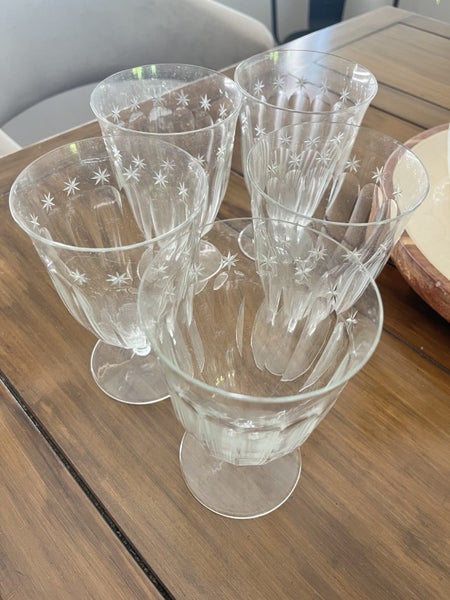 Crystal cocktail/parfait glasses set of 5 Carousel 4