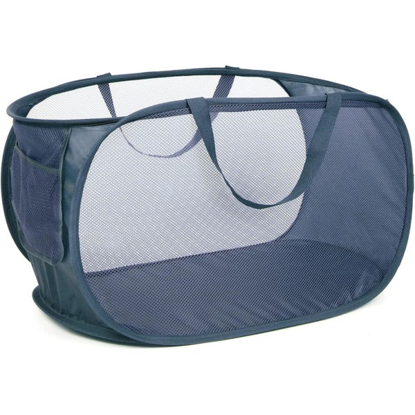 Durable Collapsible Laundry Baskets, Mesh Pop Up Laundry Hamper with Side P Carousel 1