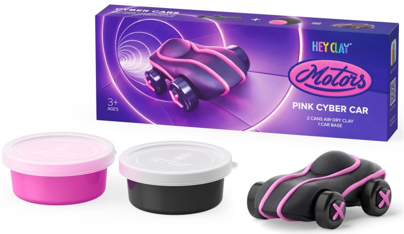 Hey Clay: Motors Cyber Car - Pink Carousel 1