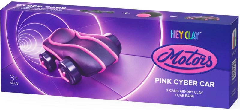 Hey Clay: Motors Cyber Car - Pink Carousel 2