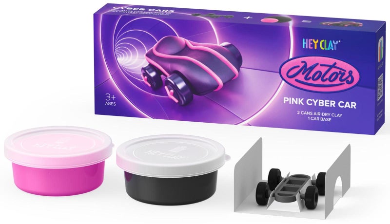 Hey Clay: Motors Cyber Car - Pink Carousel 3
