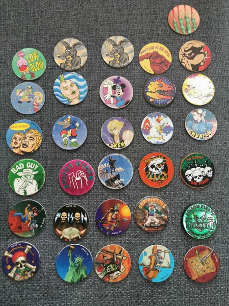 Various Pogs / Caps The Game collectables Carousel 1