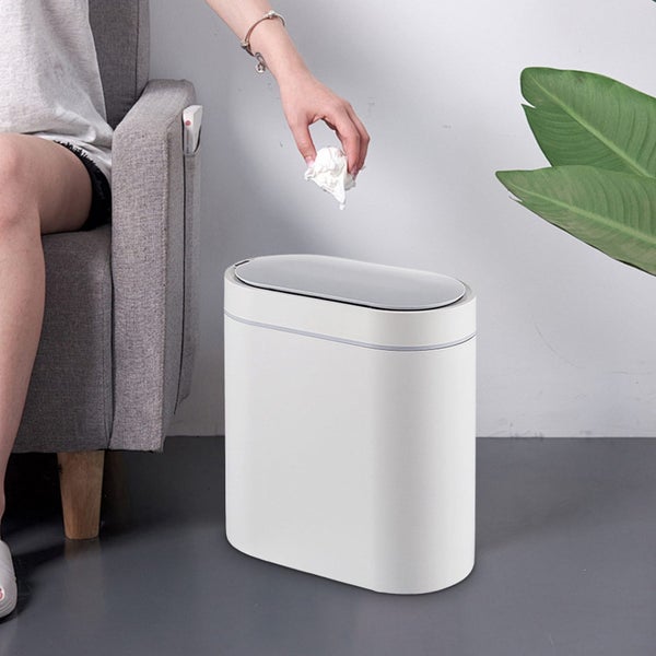 Kitchen Trash Can Sensor Automatic Garbage with Lid Wastebasket for Home Be Carousel 5