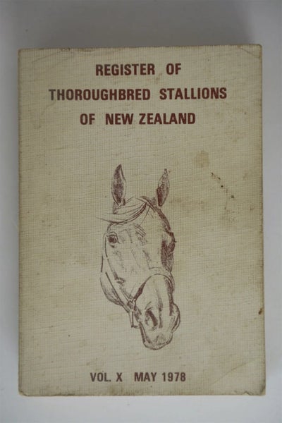 Register of Thoroughbred stallions of New Zealand vol XI 1980 by New Zealand ...64807261073155110