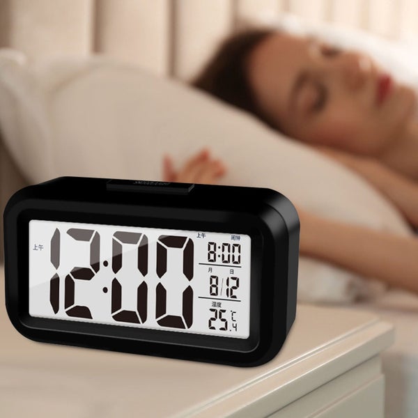 Upgraded Digital Alarm Clock,4.3" Led Display with Temperature Larger Lound Carousel 1