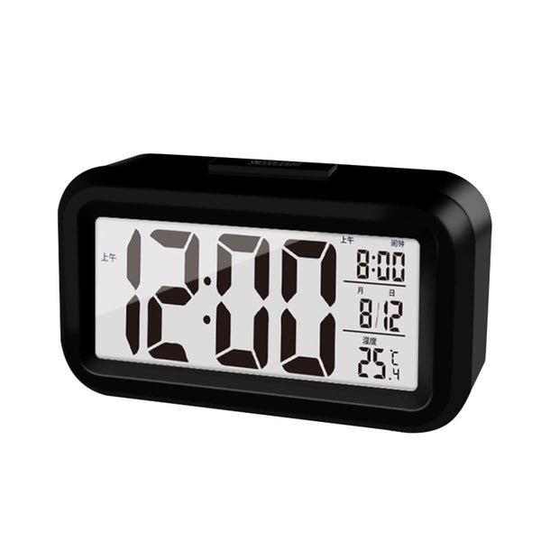 Upgraded Digital Alarm Clock,4.3" Led Display with Temperature Larger Lound Carousel 2