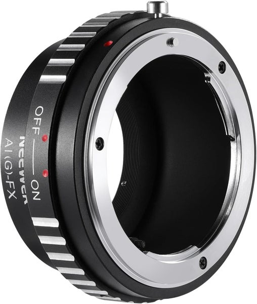 NEEWER Lens Mount Adapter Compatible with Nikon AI/F/G Lens to Fuji X Fujifilm Carousel 1