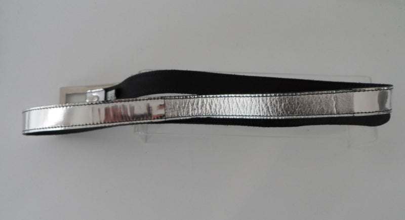 HIDE - NZ - SILVER CONTRAST LEATHER BELT - 87 - 97 cm Carousel 3